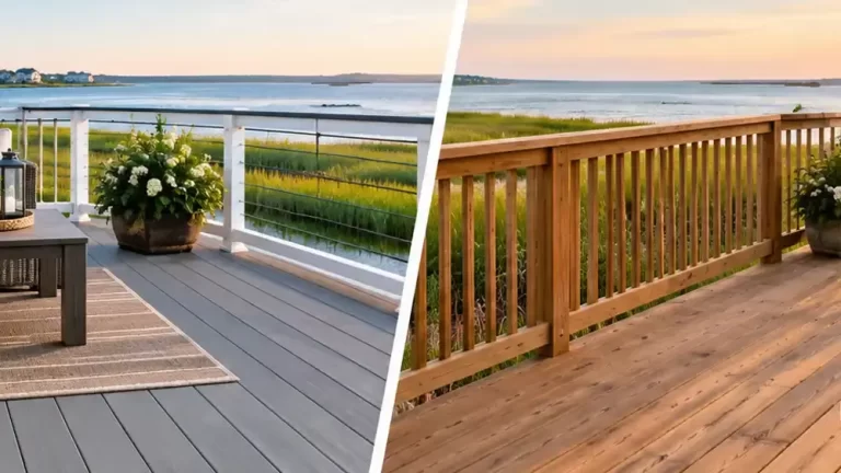 examining the differences in composite vs wooden decking materials