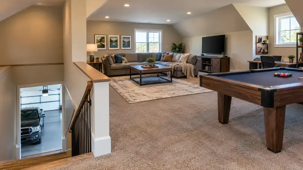 bonus room addition above garage